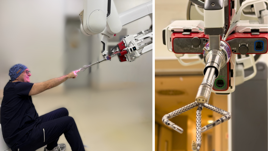 türkiye'de ilk tek kollu robotik ameliyat